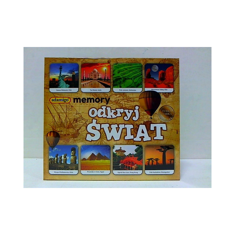 Odkryj świat Gra memory Adamigo 07349