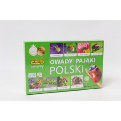 Owady i pająki Polski Gra memory Adamigo 07868