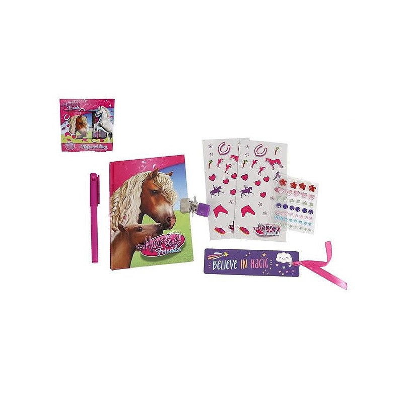 Pamiętnik Konie 12x17cm w zestawie 590182 20454