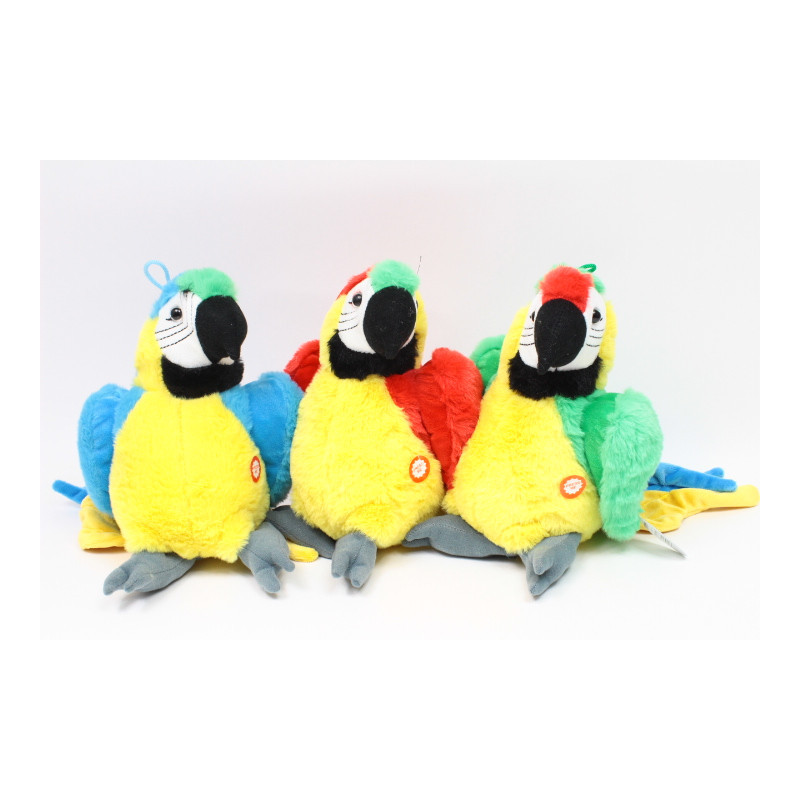 Papuga P-3268 3kol z głosem 25cm 163875