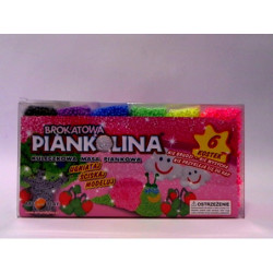 Piankolina 6 kolorów brokatowa 31447