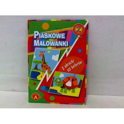 Piaskowa malowanka- żyrafa, żółw 17120