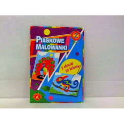 Piaskowa malowanka-kameleon, paw 13993