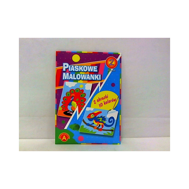 Piaskowa malowanka-kameleon, paw 13993