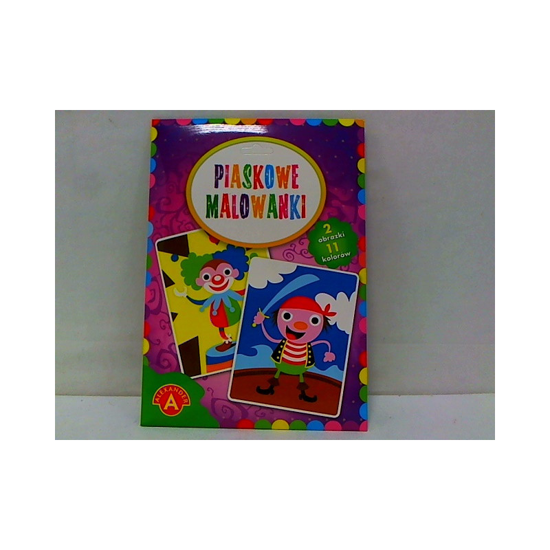 Piaskowe malowanki - klaun,pirat 18745