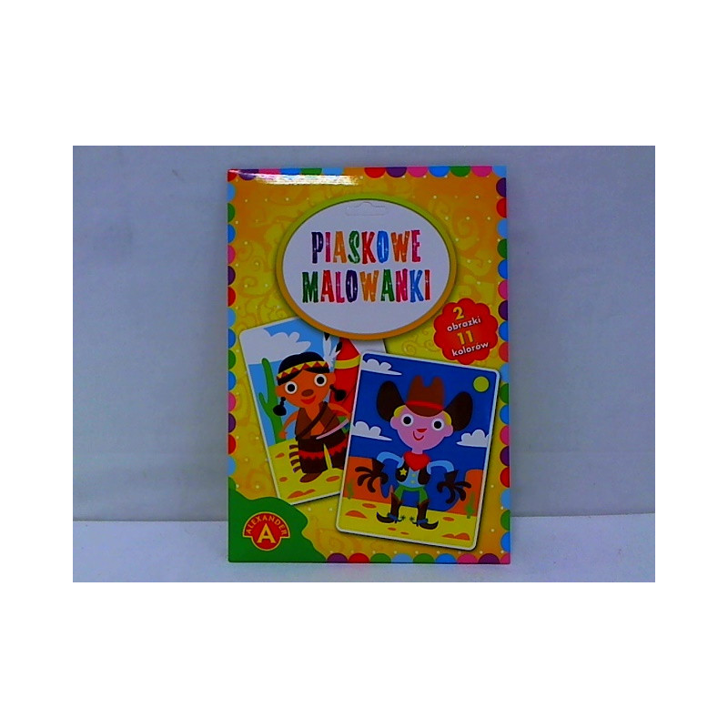 Piaskowe malowanki - kowboj, indianin 18769