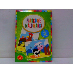 Piaskowe malowanki - krowa, kura 18783