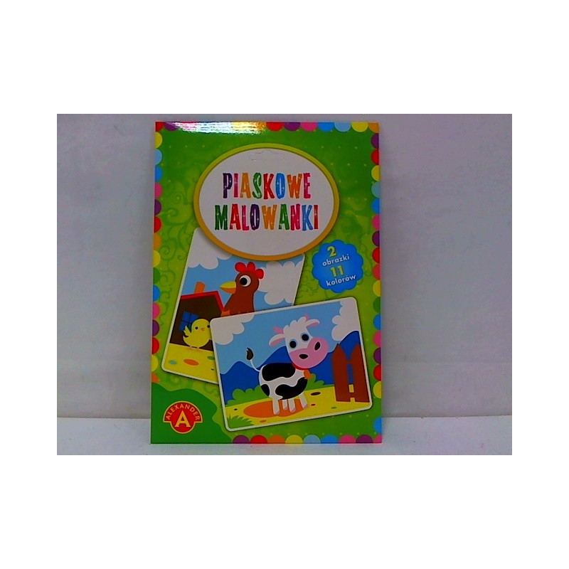 Piaskowe malowanki - krowa, kura 18783