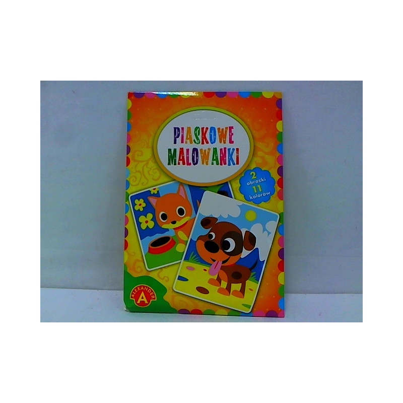 Piaskowe malowanki - piesek, kotek 18806