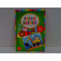 Piaskowe malowanki-Koparka, Traktor 20946