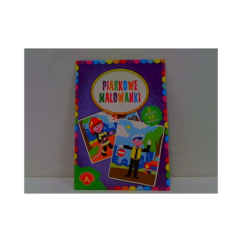 Piaskowe malowanki-Policjant, Strażak 20939