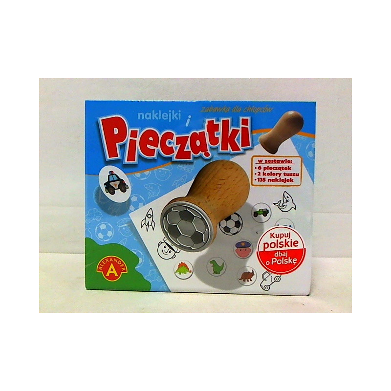 Pieczątki i naklejki zabawka dla chłopców 17632