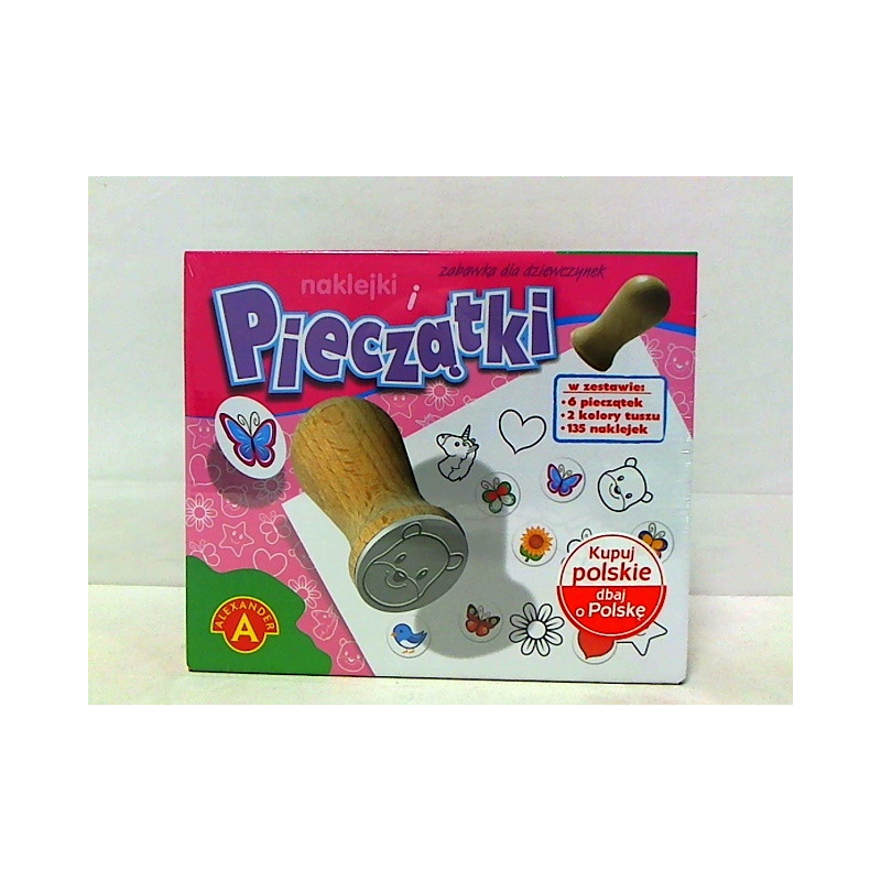 Pieczątki i naklejki zabawka dla dziewczynek 17663
