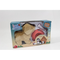 Piesek na baterie + miska RA004-2 09981