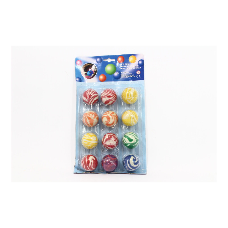 Piłeczki kauczukowe 40mm 12szt/op XYR04 07833