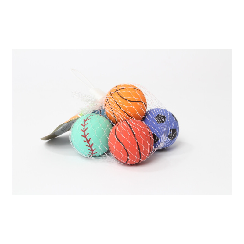 Piłeczki kauczukowe 45mm 5szt/opak 2913 07864