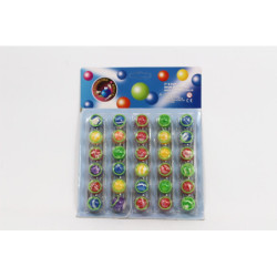 Piłeczki kauczukowe na gumce 30szt/op XYR13 07857