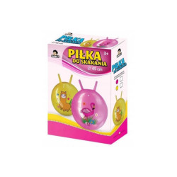 Piłka do skak.z rogami Flaming 45cm 000766 00476