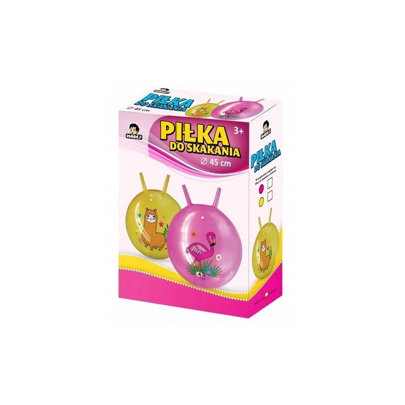 Piłka do skak.z rogami Flaming 45cm 000766 00476