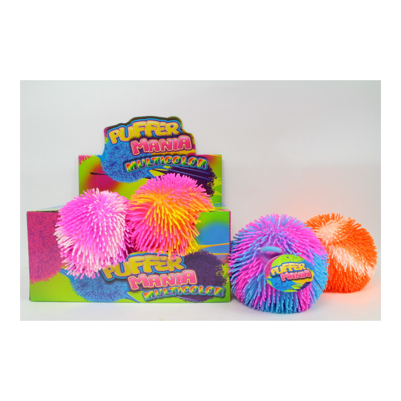 Piłka kolczatka multikolor 17cm 6/box 621676 97043