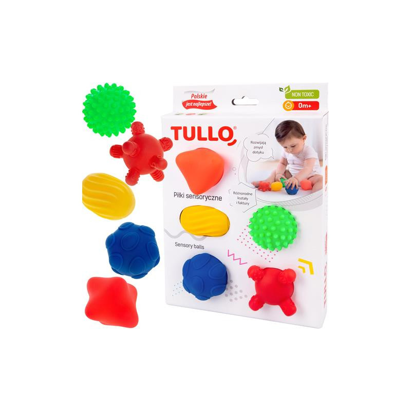 Piłki sensoryczne 5szt 420 74200