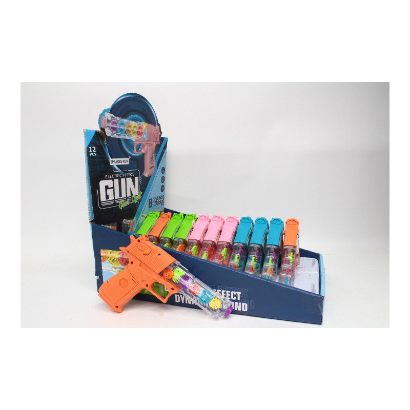 Pistolet Gear na baterie 12szt/disp 007743 41103