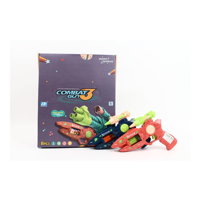 Pistolet św/dźw 8szt/box DF-44218C 08694