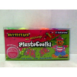 PlastoCoolki błyszczące 6szt/opak PC6B 51382