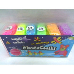PlastoCoolki świecące 6szt/opak PC6C 51153