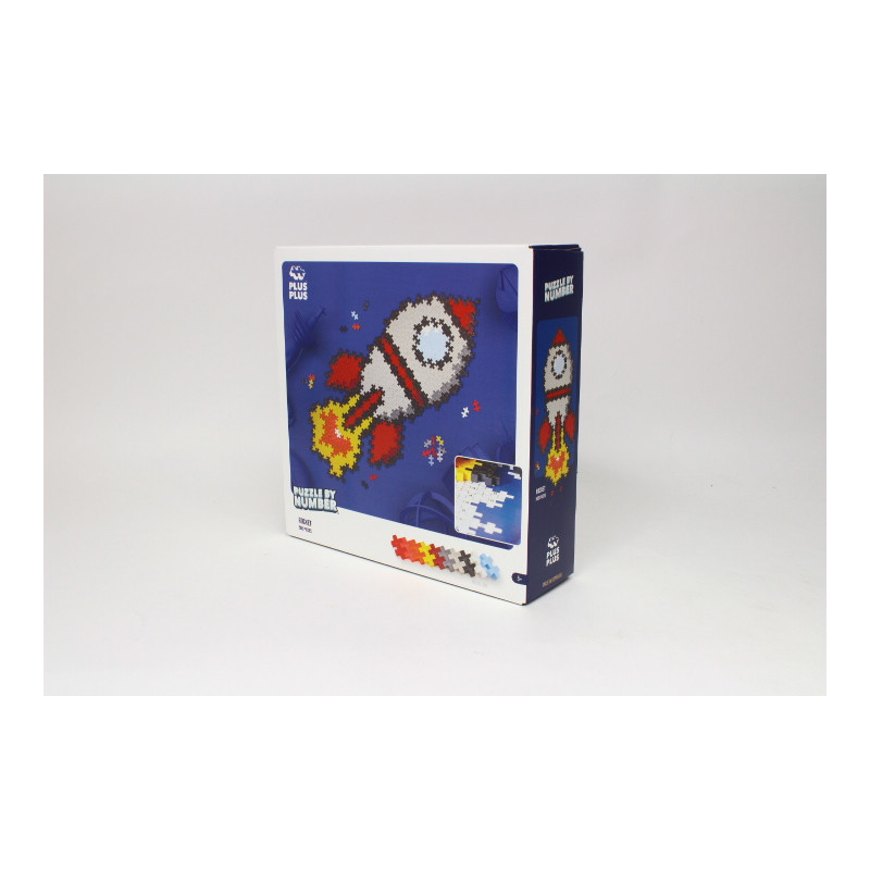 Plus-Plus Puzzle By Number Rakieta 07594
