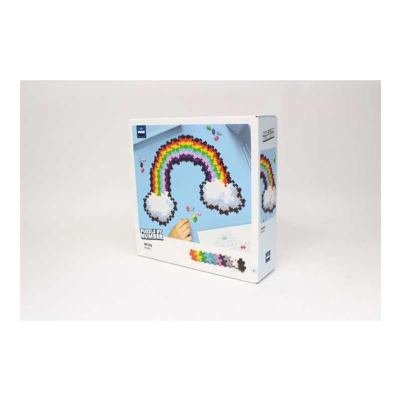 Plus-Plus Puzzle By Number Tęcza 500el 06924