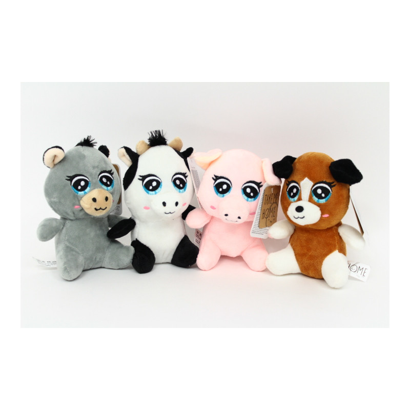 Pluszowe zwierzęta farma 14cm 4wz 660443 59010