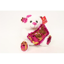 Pluszowy miś cekinowa podu.SmilyPlay SP84390 43908