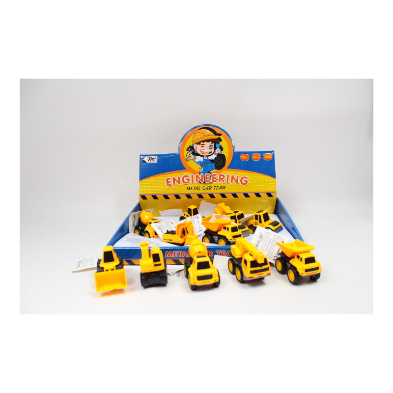 Pojazd budowlany metalowy A-0998 11595