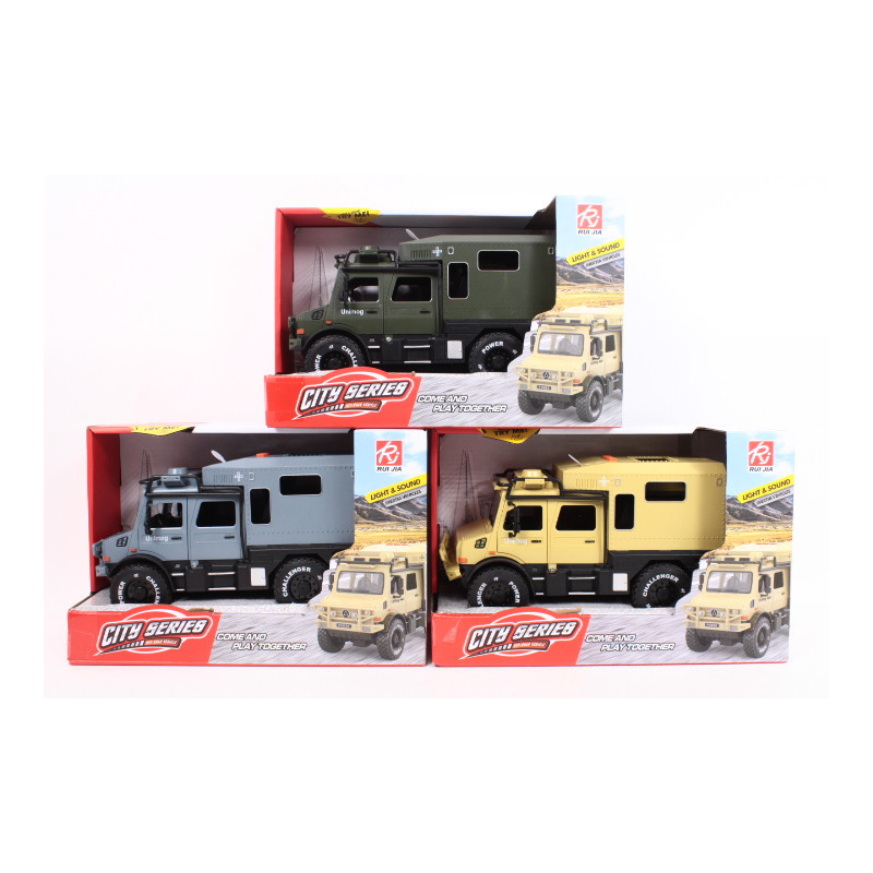 Pojazd wojskowy 24cm św/dźw 3kol RJ5523 06926