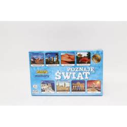 Poznaję świat Gra memory Adamigo 07684