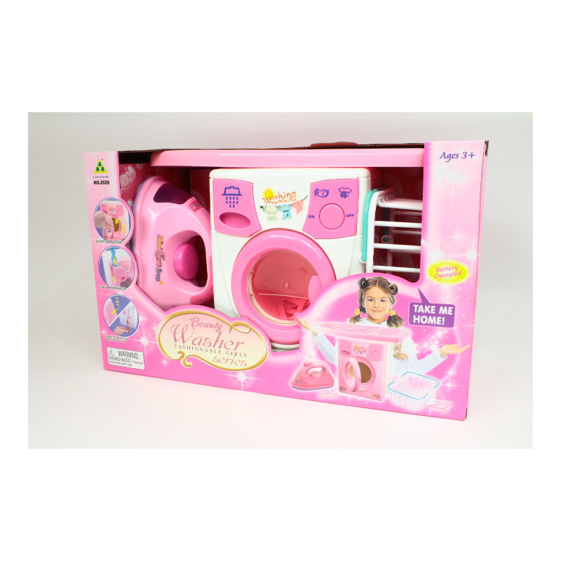 Pralka na baterie+zestaw do prasowania 2028 10437