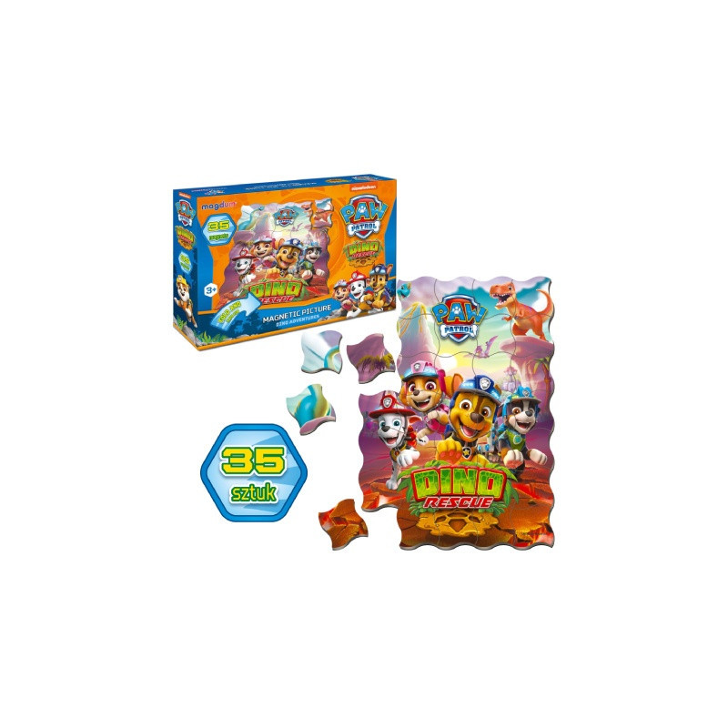 Psi Patrol Dino zest magnesów ML4034-35 54277