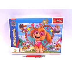 PUZZLE 100 Glitter W blasku Skye/ Psi Patrol 14818