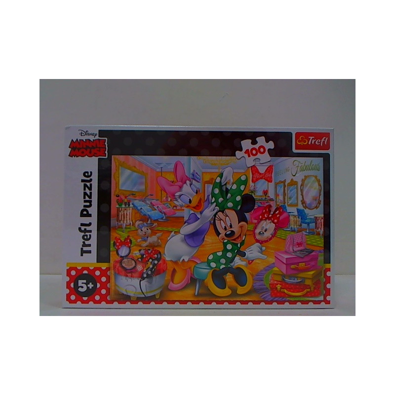 PUZZLE 100 Minnie w salonie kosmetycznym 16387