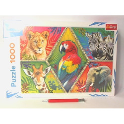 PUZZLE 1000 Egzotyczne zwierzęta 10671