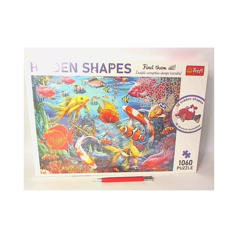 PUZZLE 1000 HiddenShapes Podwodne zycie 10676