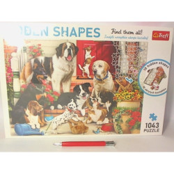 PUZZLE 1000 HiddenShapes Psia zabawa 10675