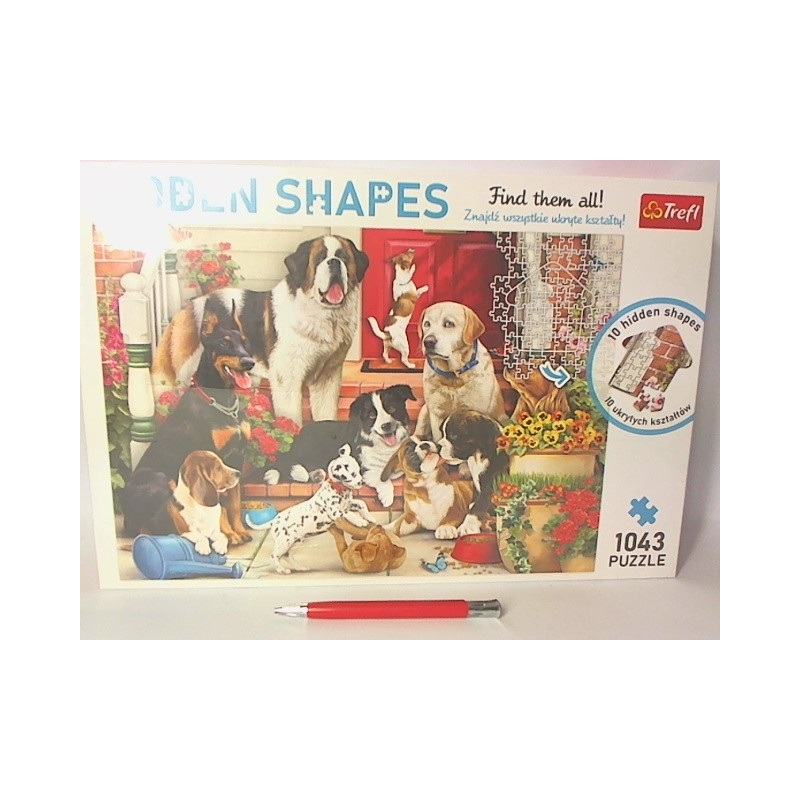 PUZZLE 1000 HiddenShapes Psia zabawa 10675