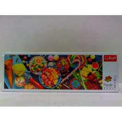 PUZZLE 1000 Panorama Słodnie przysmaki 29046
