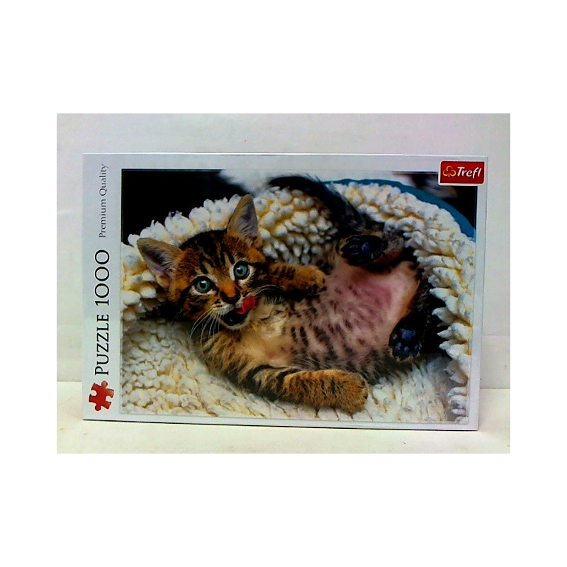 PUZZLE 1000 Wesoły kotek 10448