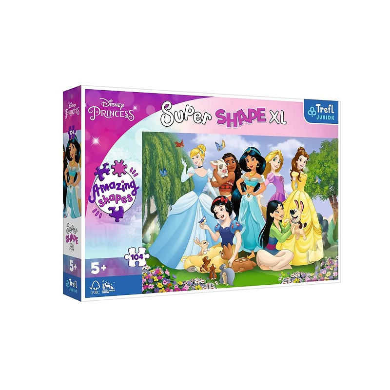 PUZZLE 104 XL Księżniczki w ogrodzie/Disney 50019