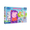 PUZZLE 15 GIANT Poznaj wesołą Świnkę Peppę 42003