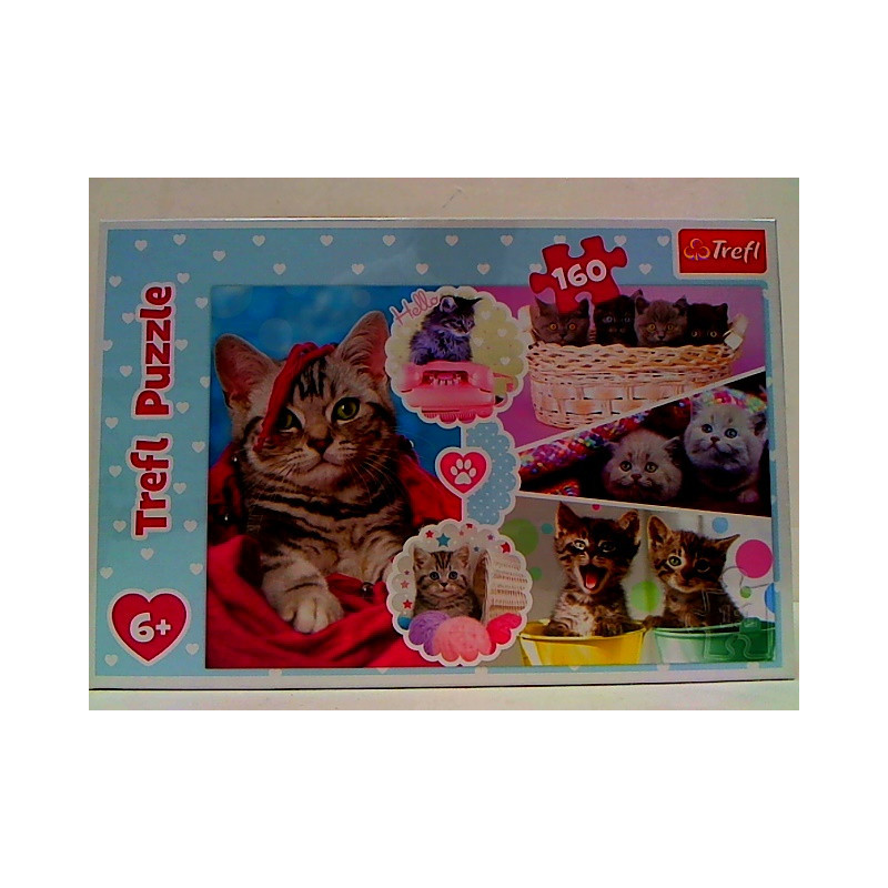 PUZZLE 160 Urocze kotki / Trefl 15371