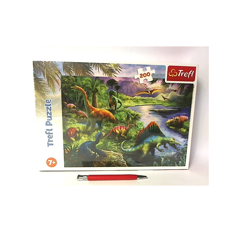 PUZZLE 200 Drapiezne dinozaury 13281